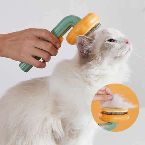 Pet Pumpkin Slicker Brush for Grooming Cats & Dogs