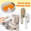 Load image into Gallery viewer, Cat Steam Brush 3-in-1 Electric Pet Grooming Comb
