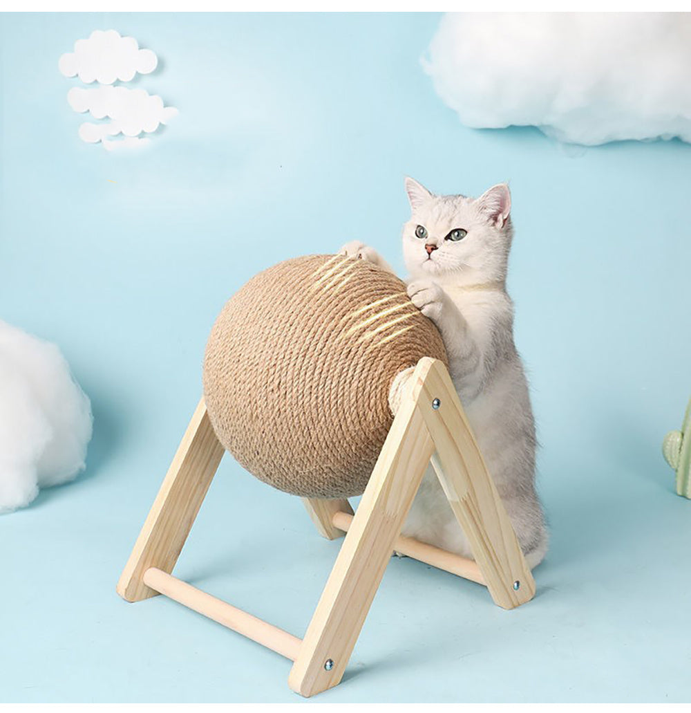 Professional Vertical Cat Toy Sisal Ball