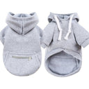 Pet Clothes Zipper Pocket Sweatshirt