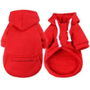 Pet Clothes Zipper Pocket Sweatshirt