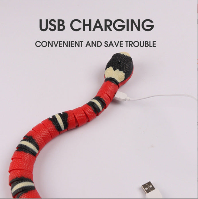 Interactive Electric Induction Snake Cat Toy