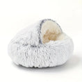 Load image into Gallery viewer, Luxurious Plush Round Cat Bed
